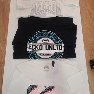 2 Ecko shirts the black one its sold
